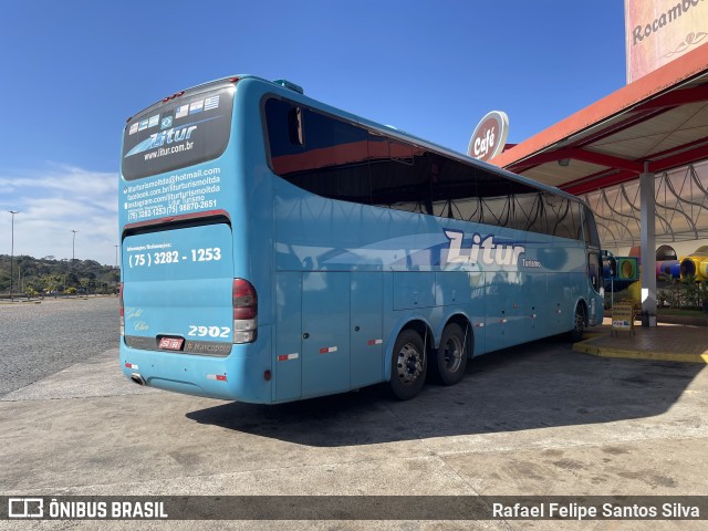 Litur Turismo 2902 na cidade de Ribeirão Vermelho, Minas Gerais, Brasil, por Rafael Felipe Santos Silva. ID da foto: 10191681.