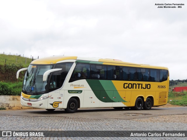 Empresa Gontijo de Transportes 19365 na cidade de João Monlevade, Minas Gerais, Brasil, por Antonio Carlos Fernandes. Número da foto: #10192794.