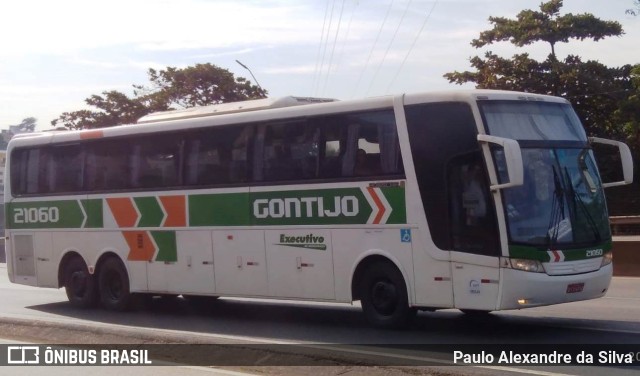 Empresa Gontijo de Transportes 21060 na cidade de Betim, Minas Gerais, Brasil, por Paulo Alexandre da Silva. ID da foto: 10193425.