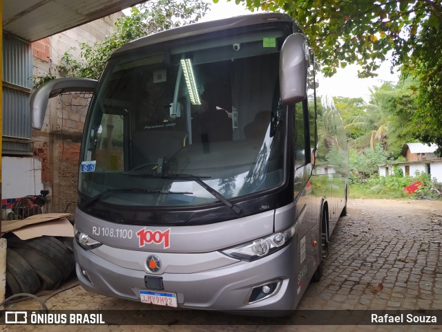 Auto Viação 1001 RJ 108.1100 na cidade de Porciúncula, Rio de Janeiro, Brasil, por Rafael Souza. ID da foto: 10192681.