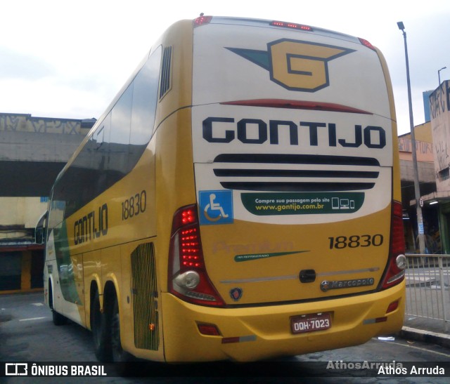 Empresa Gontijo de Transportes 18830 na cidade de Belo Horizonte, Minas Gerais, Brasil, por Athos Arruda. Número da foto: #10193492.