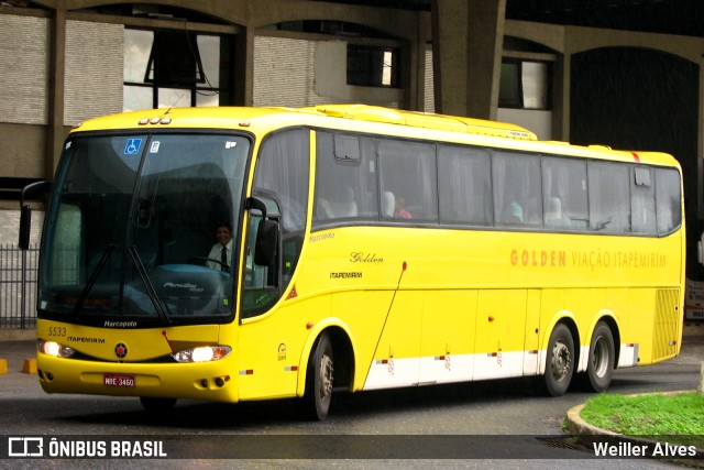 Viação Itapemirim 5533 na cidade de Aracaju, Sergipe, Brasil, por Weiller Alves. ID da foto: 10193444.