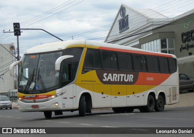 Saritur - Santa Rita Transporte Urbano e Rodoviário 26990 na cidade de Juiz de Fora, Minas Gerais, Brasil, por Leonardo Daniel. Número da foto: #10191839.