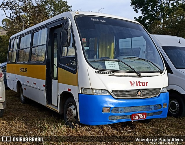 Vitur Transportes 3041 na cidade de São Gonçalo do Pará, Minas Gerais, Brasil, por Vicente de Paulo Alves. Número da foto: #10192222.