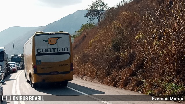 Empresa Gontijo de Transportes 14675 na cidade de Jaguaraçu, Minas Gerais, Brasil, por Everson Marini. ID da foto: 10191448.