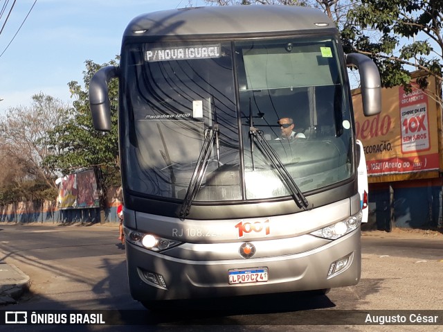 Auto Viação 1001 RJ 108.224 na cidade de Nova Iguaçu, Rio de Janeiro, Brasil, por Augusto César. ID da foto: 10190976.