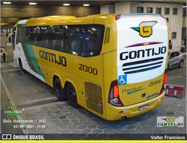 Empresa Gontijo de Transportes 21300 na cidade de Belo Horizonte, Minas Gerais, Brasil, por Valter Francisco. Número da foto: #10192488.