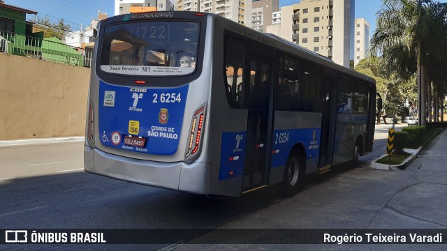 Transcooper > Norte Buss 2 6254 na cidade de São Paulo, São Paulo, Brasil, por Rogério Teixeira Varadi. Número da foto: #10191996.