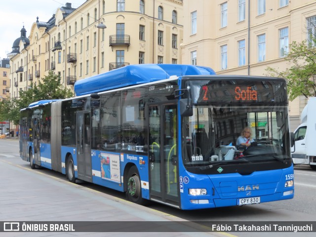 Keolis Sverige AB 1559 na cidade de Stockholm, Stockholm, Suécia, por Fábio Takahashi Tanniguchi. Número da foto: #10195539.