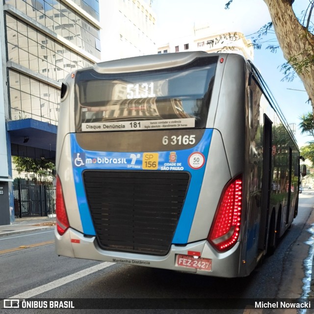 Viação Paratodos > São Jorge > Metropolitana São Paulo > Mobibrasil 6 3165 na cidade de São Paulo, São Paulo, Brasil, por Michel Nowacki. Número da foto: #10196205.