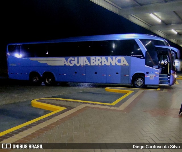 Viação Águia Branca 14002 na cidade de Guaratinguetá, São Paulo, Brasil, por Diego Cardoso da Silva. ID da foto: 10194028.