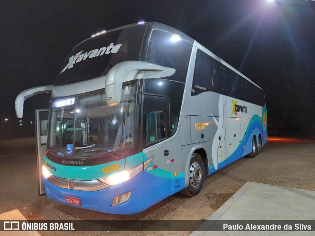 Viação Xavante 18200 na cidade de Terra Nova do Norte, Mato Grosso, Brasil, por Paulo Alexandre da Silva. Número da foto: #10195415.