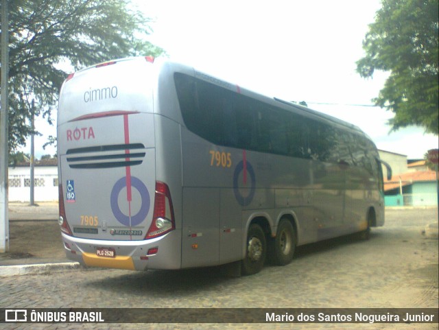 Rota Transportes Rodoviários 7905 na cidade de Piritiba, Bahia, Brasil, por Mario dos Santos Nogueira Junior. ID da foto: 10194201.