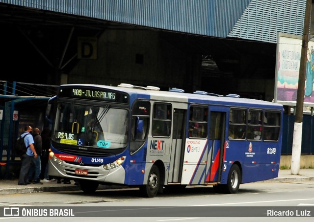 Next Mobilidade - ABC Sistema de Transporte 81.149 na cidade de São Bernardo do Campo, São Paulo, Brasil, por Ricardo Luiz. ID da foto: 10195451.