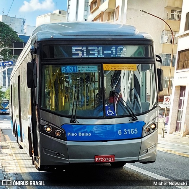 Viação Paratodos > São Jorge > Metropolitana São Paulo > Mobibrasil 6 3165 na cidade de São Paulo, São Paulo, Brasil, por Michel Nowacki. Número da foto: #10196201.