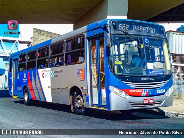 Transportes Capellini 32.034 na cidade de Campinas, São Paulo, Brasil, por Henrique Alves de Paula Silva. Número da foto: #10142247.
