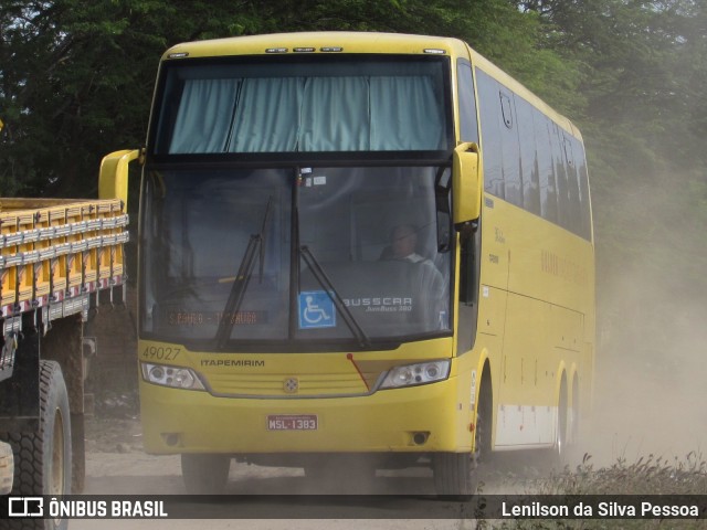 Viação Itapemirim 49027 na cidade de Caruaru, Pernambuco, Brasil, por Lenilson da Silva Pessoa. ID da foto: 10141798.