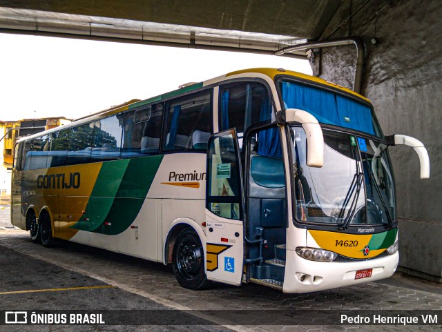 Empresa Gontijo de Transportes 14620 na cidade de Belo Horizonte, Minas Gerais, Brasil, por Pedro Henrique VM. ID da foto: 10141484.