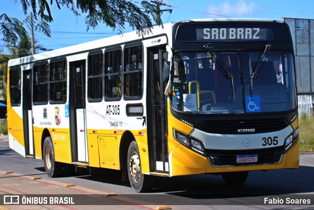 Empresa de Transportes Nova Marambaia AT-305 na cidade de Belém, Pará, Brasil, por Fabio Soares. Número da foto: #10141254.