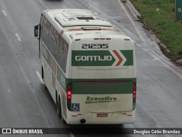 Empresa Gontijo de Transportes 21235 na cidade de Belo Horizonte, Minas Gerais, Brasil, por Douglas Célio Brandao. ID da foto: 10143132.