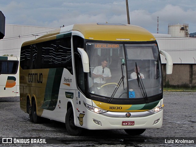 Empresa Gontijo de Transportes 18130 na cidade de Juiz de Fora, Minas Gerais, Brasil, por Luiz Krolman. ID da foto: 10142989.