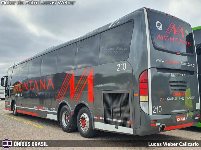 Montana Turismo 210 na cidade de Curitiba, Paraná, Brasil, por Lucas Weber Calizario. Número da foto: #10141116.