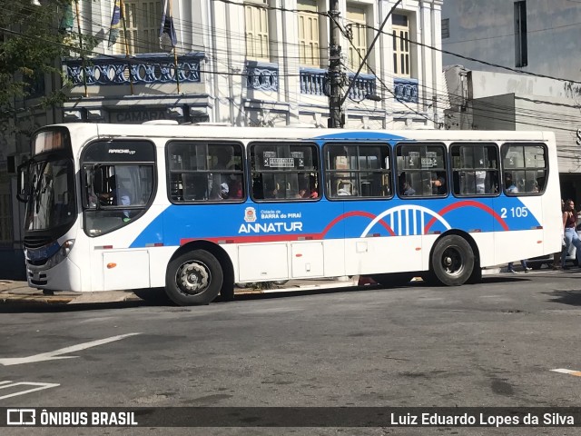 Annatur Transportes 2 105 na cidade de Barra do Piraí, Rio de Janeiro, Brasil, por Luiz Eduardo Lopes da Silva. ID da foto: 10143297.