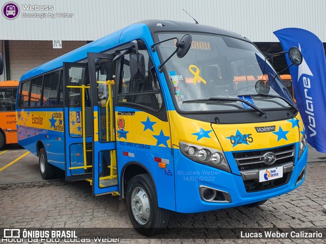 Transporte Acessível Unicarga 0245 na cidade de Curitiba, Paraná, Brasil, por Lucas Weber Calizario. ID da foto: 10141142.