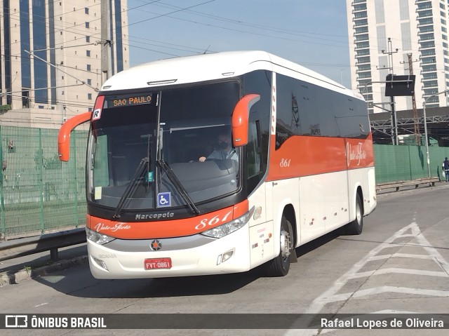 Viação Vale do Tietê 861 na cidade de São Paulo, São Paulo, Brasil, por Rafael Lopes de Oliveira. ID da foto: 10141473.