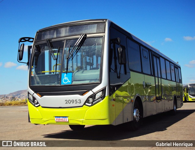 SM Transportes 20953 na cidade de Belo Horizonte, Minas Gerais, Brasil, por Gabriel Henrique. ID da foto: 10143498.