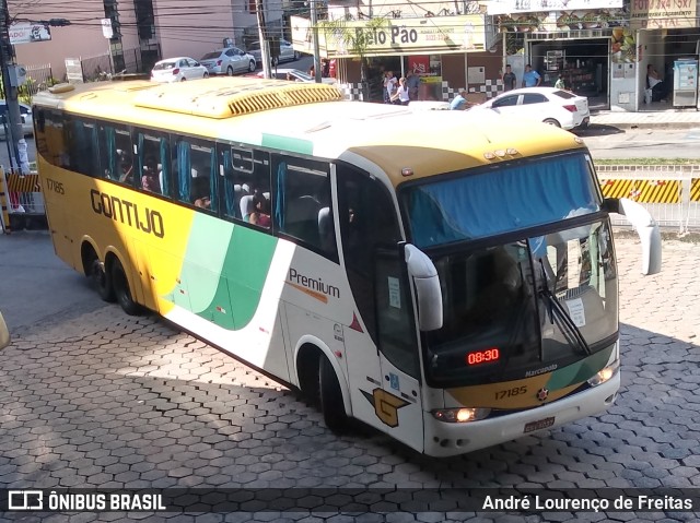 Empresa Gontijo de Transportes 17185 na cidade de Ipatinga, Minas Gerais, Brasil, por André Lourenço de Freitas. ID da foto: 10143580.