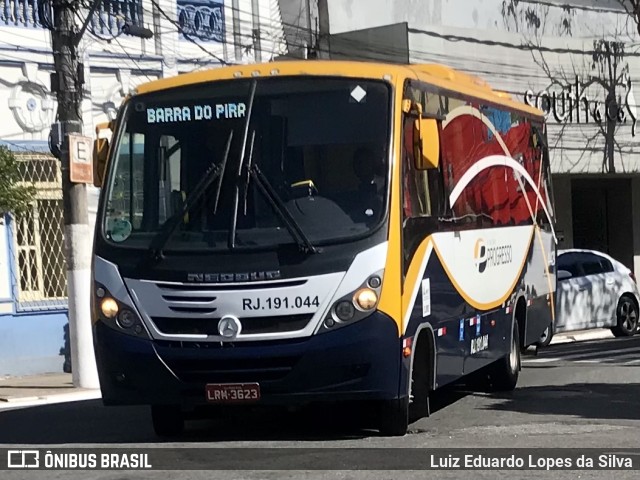 Viação Progresso RJ 191.044 na cidade de Barra do Piraí, Rio de Janeiro, Brasil, por Luiz Eduardo Lopes da Silva. Número da foto: #10143292.