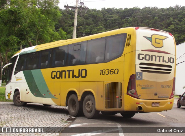 Empresa Gontijo de Transportes 18360 na cidade de Juiz de Fora, Minas Gerais, Brasil, por Gabriel Cruz. ID da foto: 10143548.