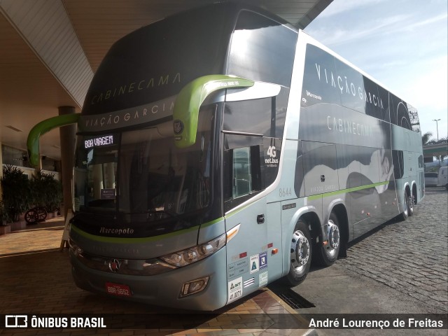 Viação Garcia 8644 na cidade de Imbaú, Paraná, Brasil, por André Lourenço de Freitas. ID da foto: 10142128.