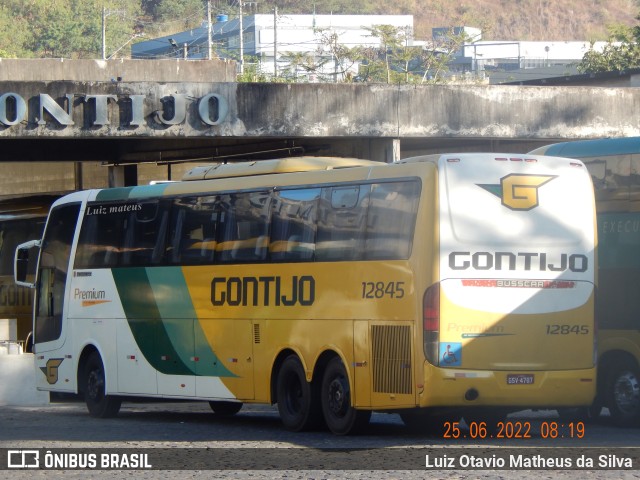 Empresa Gontijo de Transportes 12845 na cidade de Belo Horizonte, Minas Gerais, Brasil, por Luiz Otavio Matheus da Silva. ID da foto: 10197532.