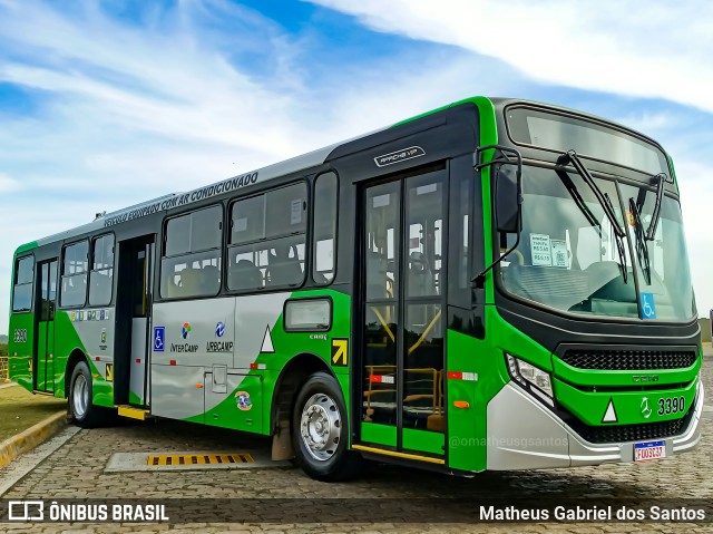 VB Transportes e Turismo 3390 na cidade de Campinas, São Paulo, Brasil, por Matheus Gabriel dos Santos. Número da foto: #10199073.