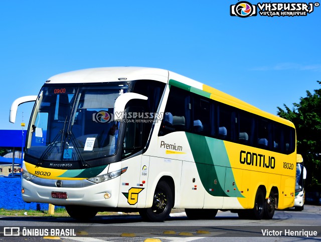 Empresa Gontijo de Transportes 18020 na cidade de São Paulo, São Paulo, Brasil, por Victor Henrique. ID da foto: 10198371.