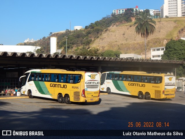 Empresa Gontijo de Transportes 18295 na cidade de Belo Horizonte, Minas Gerais, Brasil, por Luiz Otavio Matheus da Silva. ID da foto: 10197527.