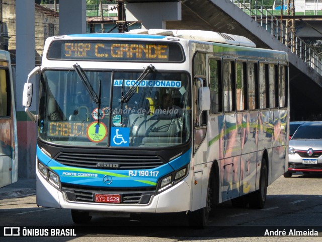 Viação Ponte Coberta RJ 190.117 na cidade de Nilópolis, Rio de Janeiro, Brasil, por André Almeida. Número da foto: #10196933.
