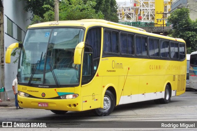 Viação Itapemirim 8531 na cidade de Rio de Janeiro, Rio de Janeiro, Brasil, por Rodrigo Miguel. ID da foto: 10198840.