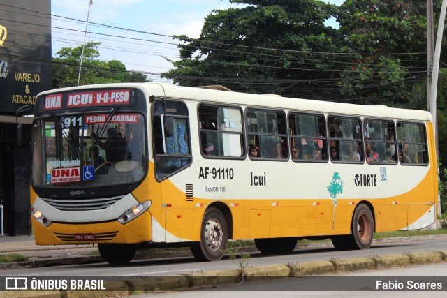 Viação Forte AF-91110 na cidade de Belém, Pará, Brasil, por Fabio Soares. Número da foto: #10198753.