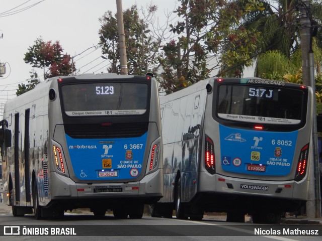 Viação Paratodos > São Jorge > Metropolitana São Paulo > Mobibrasil 6 3667 na cidade de São Paulo, São Paulo, Brasil, por Nicolas Matheusz. Número da foto: #10200153.