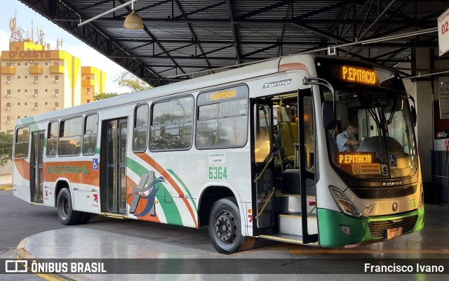 Empresa de Transportes Andorinha 6364 na cidade de Presidente Prudente, São Paulo, Brasil, por Francisco Ivano. ID da foto: 10201386.