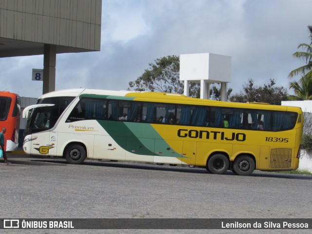 Empresa Gontijo de Transportes 18395 na cidade de Caruaru, Pernambuco, Brasil, por Lenilson da Silva Pessoa. Número da foto: #10200345.