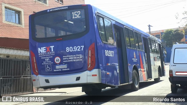 Next Mobilidade - ABC Sistema de Transporte 80.927 na cidade de São Bernardo do Campo, São Paulo, Brasil, por Ricardo Santos. Número da foto: #10201584.