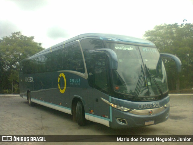 Viação Cidade Sol 8680 na cidade de Piritiba, Bahia, Brasil, por Mario dos Santos Nogueira Junior. Número da foto: #10199138.