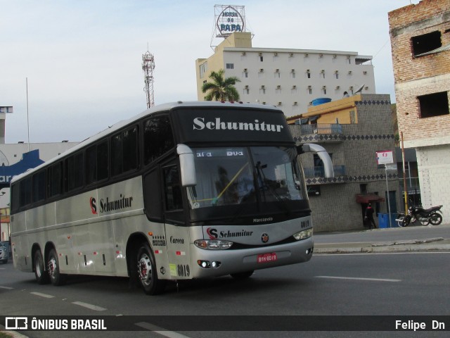 Expresso Schumitur 8019 na cidade de Aparecida, São Paulo, Brasil, por Felipe  Dn. Número da foto: #10201904.