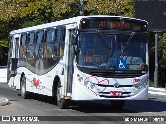 Trectur 1434 na cidade de Três Corações, Minas Gerais, Brasil, por Fábio Mateus Tibúrcio. Número da foto: #10200036.