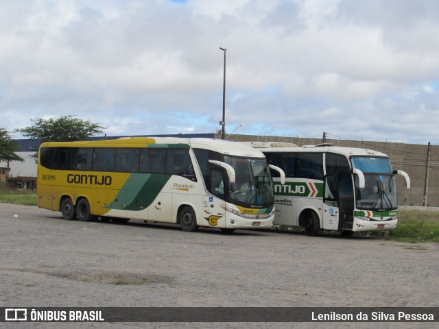 Empresa Gontijo de Transportes 18395 na cidade de Caruaru, Pernambuco, Brasil, por Lenilson da Silva Pessoa. ID da foto: 10200447.