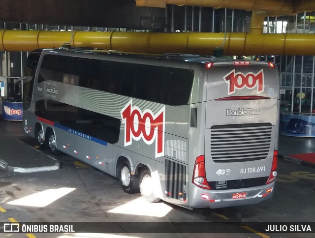Auto Viação 1001 RJ 108.691 na cidade de São Paulo, São Paulo, Brasil, por JULIO SILVA. Número da foto: #10201076.